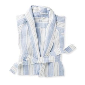 Serena and lily striped linen robe